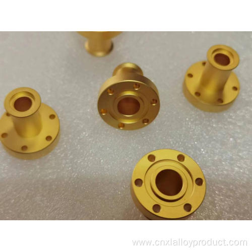 Molybdenum-copper alloy customizable gold-plated parts